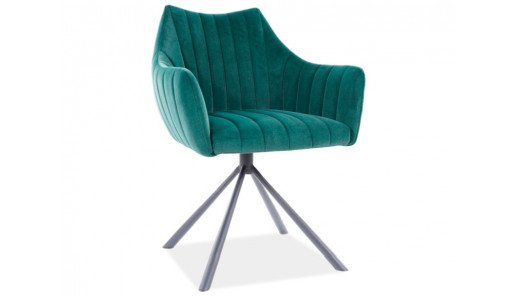 KRZESŁO AGAVA VELVET CZARNY...