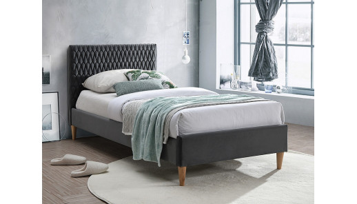 ŁÓŻKO AZURRO VELVET 90X200...