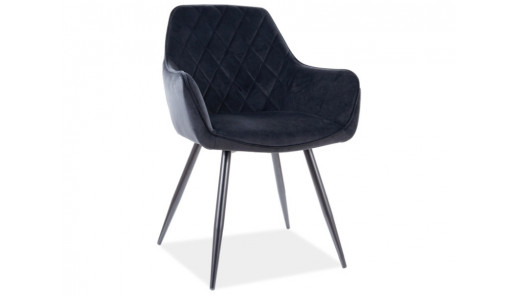 KRZESŁO LINEA VELVET CZARNY...