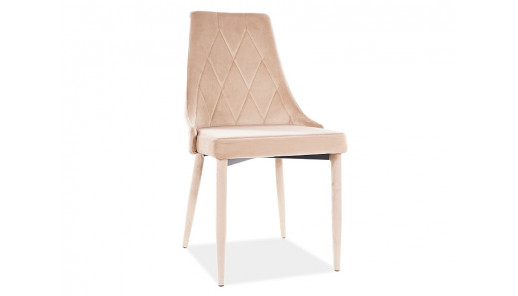 KRZESŁO TRIX VELVET  BEŻ...